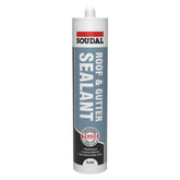 Soudal Roof & Gutter Sealant Black 290ml